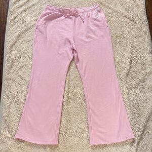 Pink sweat pants size XL